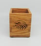 Decorative Pencil Stationary Box - Red Kite (Oak)