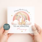 Personalised 1st Mother's Day Card First Mother's Day as My Mummy Custom Baby