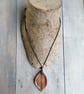 Ceramic leaf necklace - Image 8