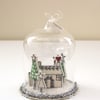 Special Order for H.G - 'Home for Christams' - Glass Dome Decoration
