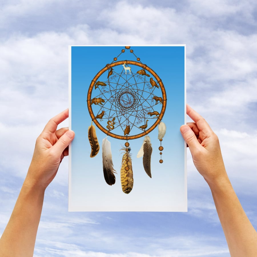 Personal Astrological Art - The Dreamcatcher Astrology Chart