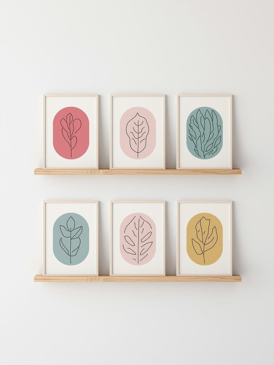 Pack of 6 - Luxuary Scandi Cards  - A6 White Linen Note Card & Envelope Set