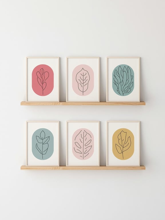 Pack of 6 - Luxuary Scandi Cards  - A6 White Linen Note Card & Envelope Set