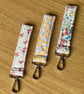 Handmade floral loop keyring - Image 2