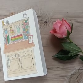 Pocket notebook with original dresser design