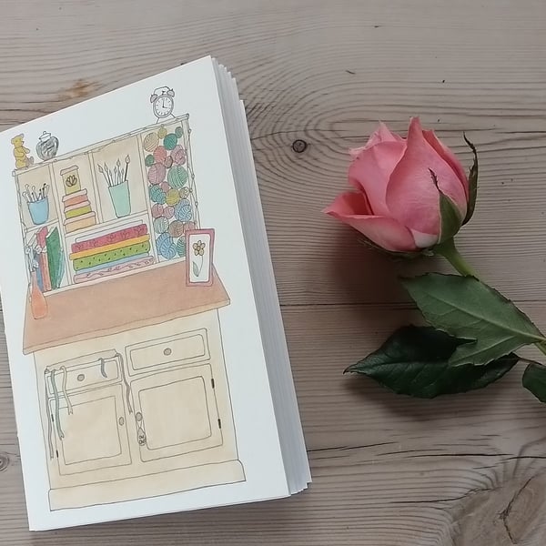 Pocket notebook with original dresser design