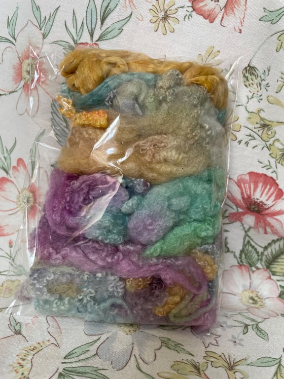 Hand Dyed Texture Pack for Felters & Spinners