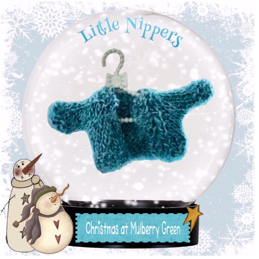 Little Nippers’ Teal Cardigan 