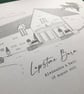 Lapstone Barn - Hand Drawn Wedding Venue Print, Wedding Gift (DIGITAL)
