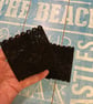 Black lace cuffs, one pair, goth wedding, everyday wear wrist covers, bracelets - Image 3