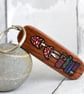 Fungi in the library. Pyrography key ring. - Image 2