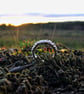 Sterling silver Bubble ring - chunky silver handmade ring