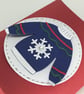 Small pillow Christmas gift box - snowflake jumper - Image 2