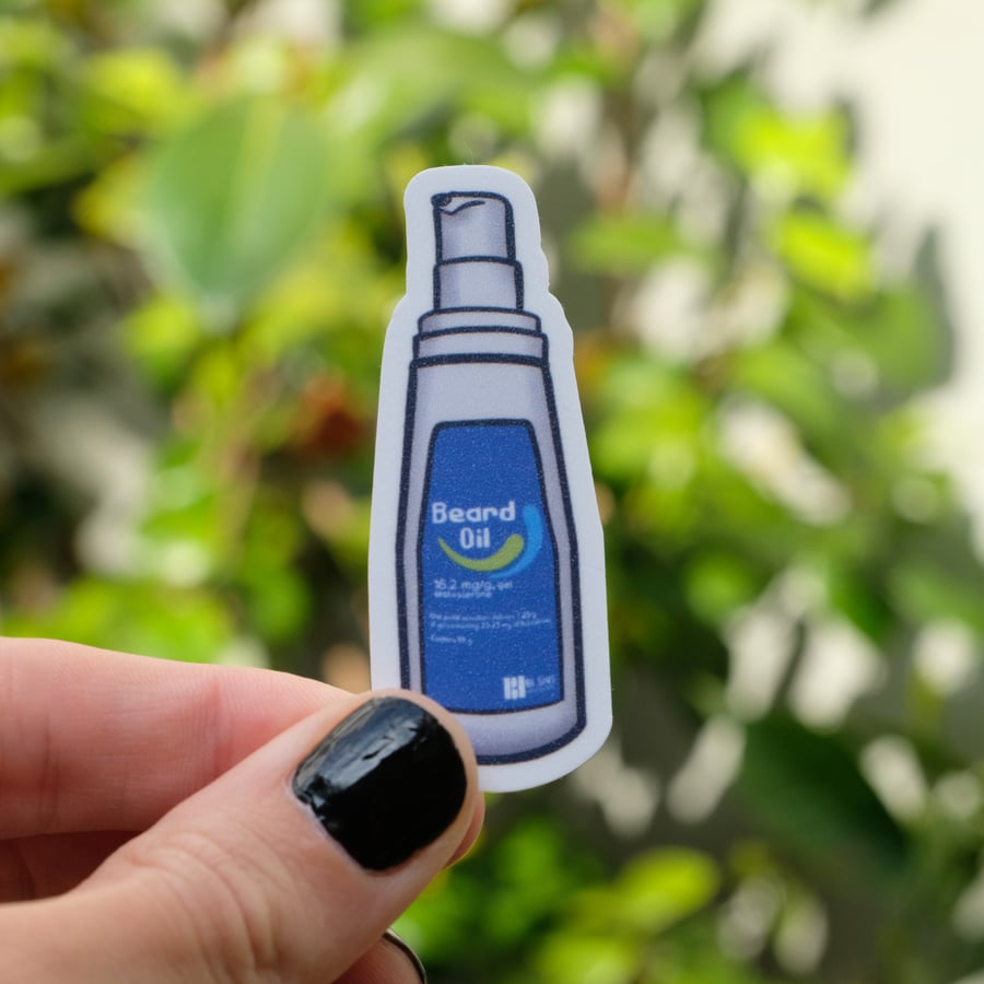 Beard Oil - Testogel HRT Sticker