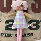 Tami Dolly the Handmade Cloth Doll (Pink)