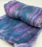 Scarf Kit: Blueberry Purple Luxury Textured Wool Felt Scarf Kit - Image 2