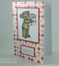 Cute teddy Thank you card - Image 3