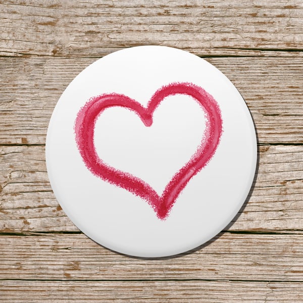 Love Heart Pocket Mirror, Heart, Hearts Gift gift, Small Mirror, Love Heart