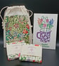 Wildflower Meadow Birthday Gift Aromatherapy Wax Melts with Keepsake Bag & Card