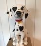 Heart Dalmatian Doorstop 