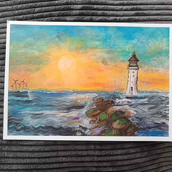 New Brighton: A4 Art Print