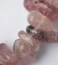 Sterling Silver Strawberry Quartz Gemstone & Freshwater Pearl Necklace - Image 3