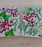 Marble 'Mistletoe' Coasters - Image 1