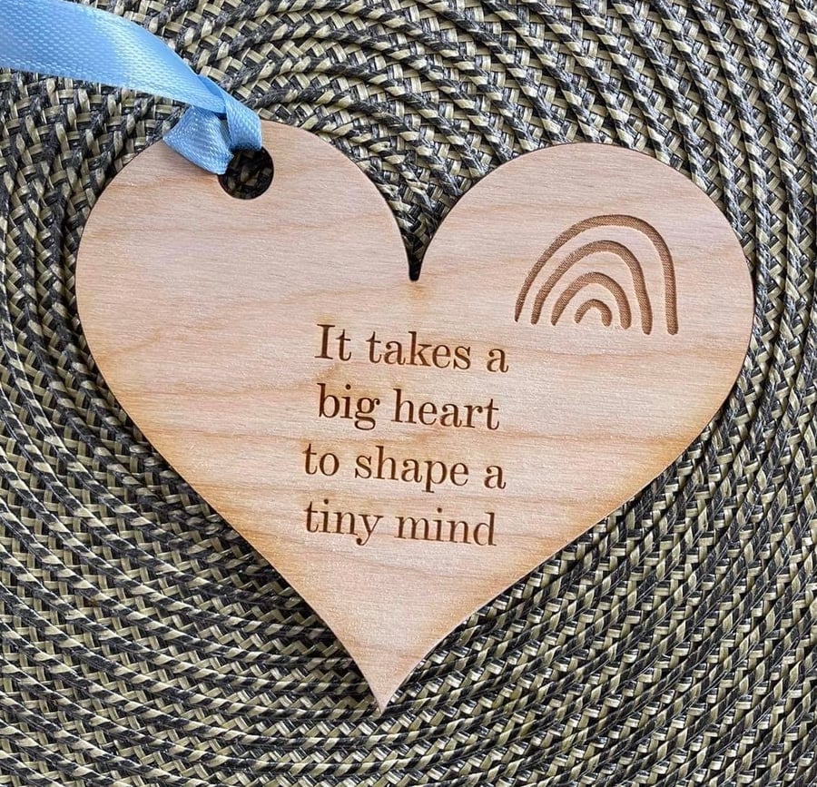 It takes a big heart sign