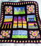  Patchwork crochet lap blanket - Image 1