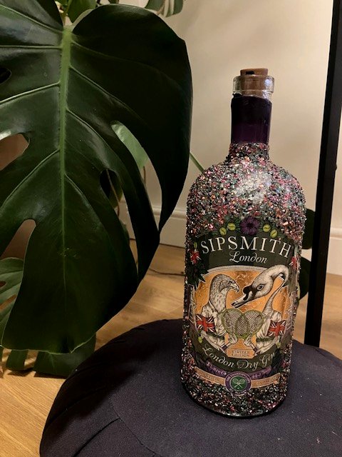 Wimbledon-special Limited Edition Sipsmith Gin Decorative Table Lamp