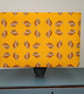 Rectangular table lamp lampshade with rounded corners and a unique shell design