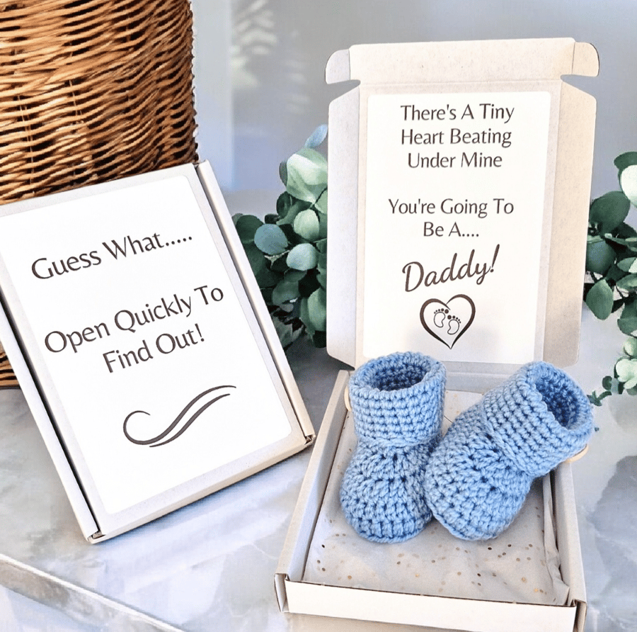 Pregnancy Announcement – Tiny Heart Beating – You’re Going To Be A Daddy Gift