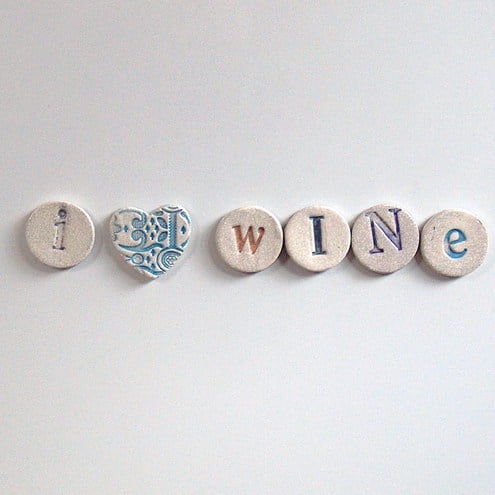 Fridge Magnets 'I Love Wine'
