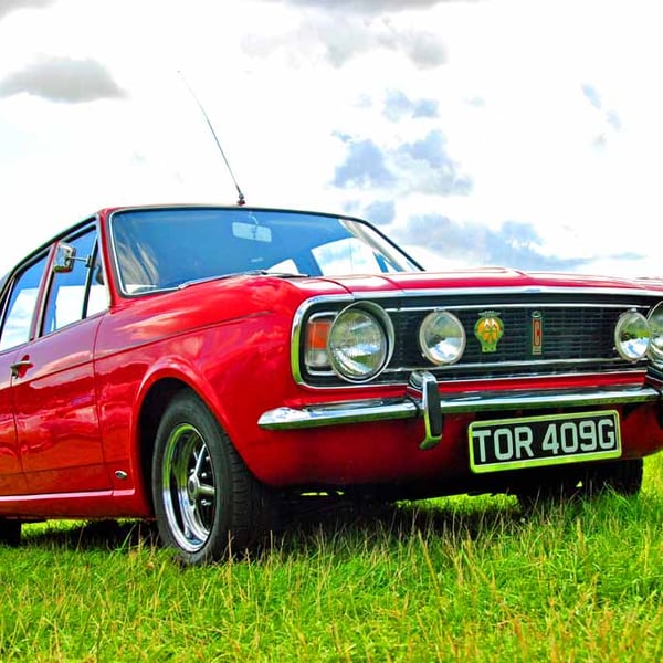 Ford Cortina MK 2 Car Photograph Print