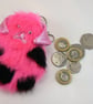 Pig coin purse ( can be clipped onto handbag) - Image 1