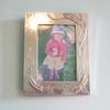 Pewter photo frame,dragonfly design