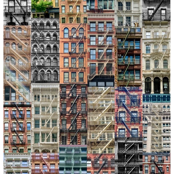 ‘Escape New York’  signed mounted print FREE DELIVERY