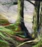 Needle felted picture forest trees  - Image 4