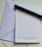Hand Painted Wildflower Greetings Card with Envelope - Left Blank inside - Image 4