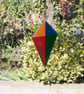 Multi-Coloured Fused Glass Kite - 9053 - Image 5