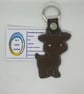 Embroidered Goat Keyring - Image 2