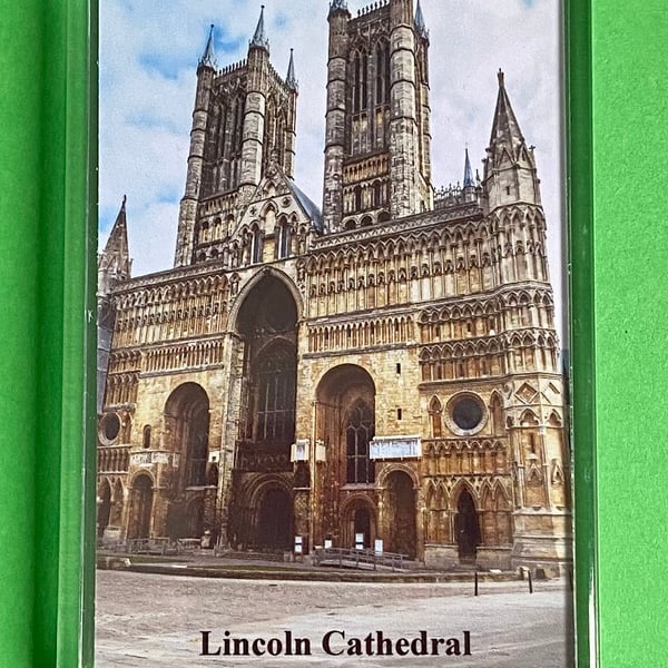 Lincoln Cathedral Front View - Jumbo Fridge Magnet