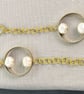 Gold Asymmetrical Cultured Pearl Dangle Earrings - Image 4