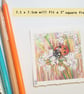 Ladybird original art miniature, insect drawing, artwork - Image 6