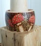 Pyrography toadstool wooden bangle  - Image 6