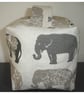 Door Stop Grey Elephants Unfilled - Image 2