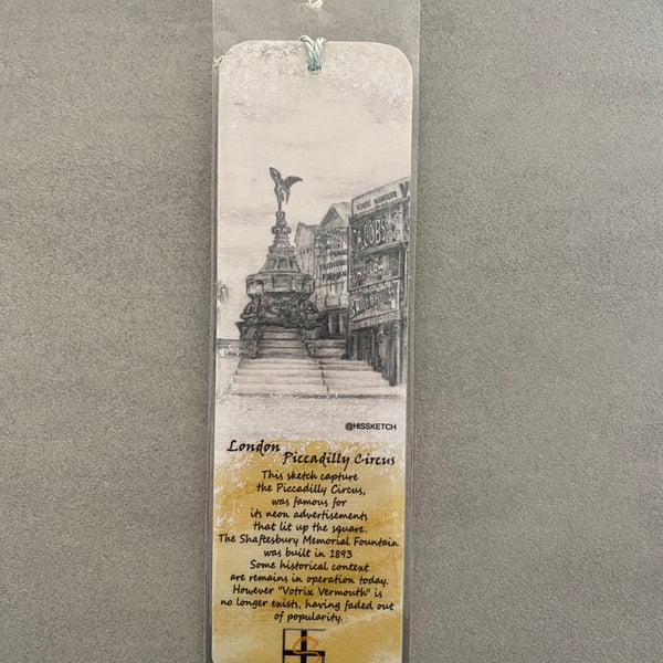 historic original sketch image on bookmarks