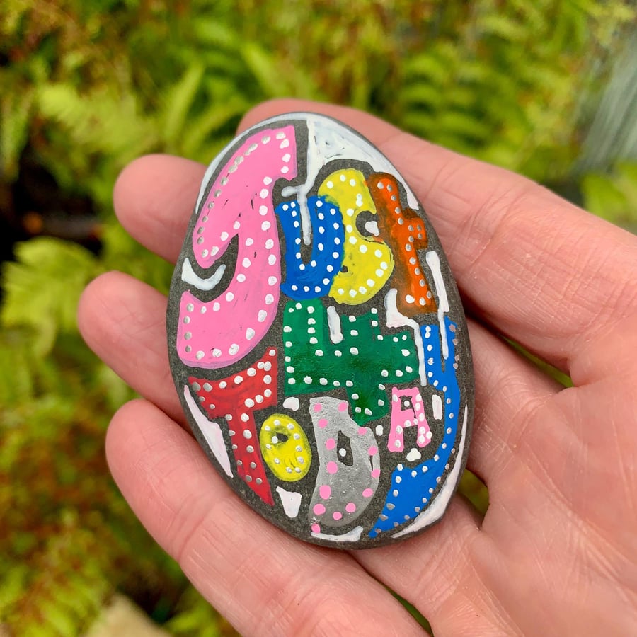 Just For Today Sobriety Stone One Year Sober Sobriety Gifts, AA gifts Recovery t