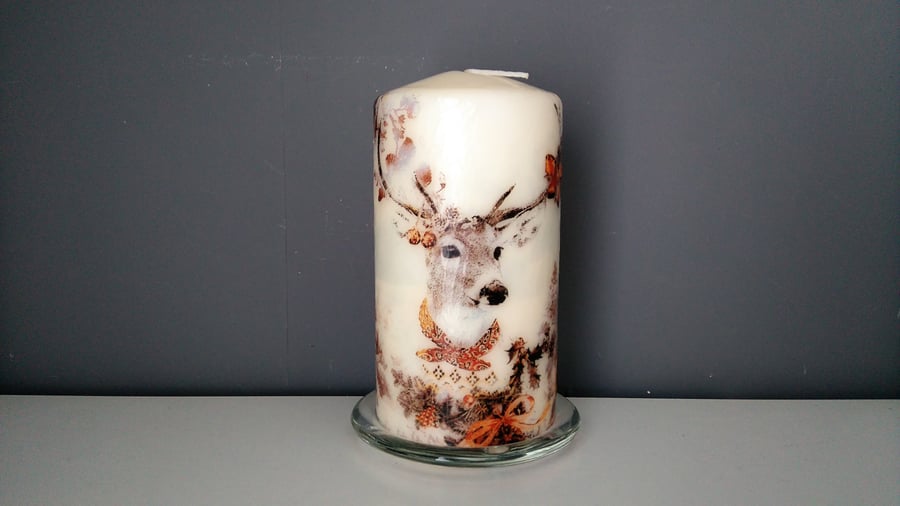 stag candle, deer candle