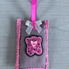 Pink Heart Lavender Bag 